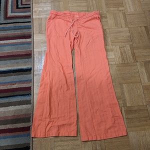 Billabong pink large pants salmon pink